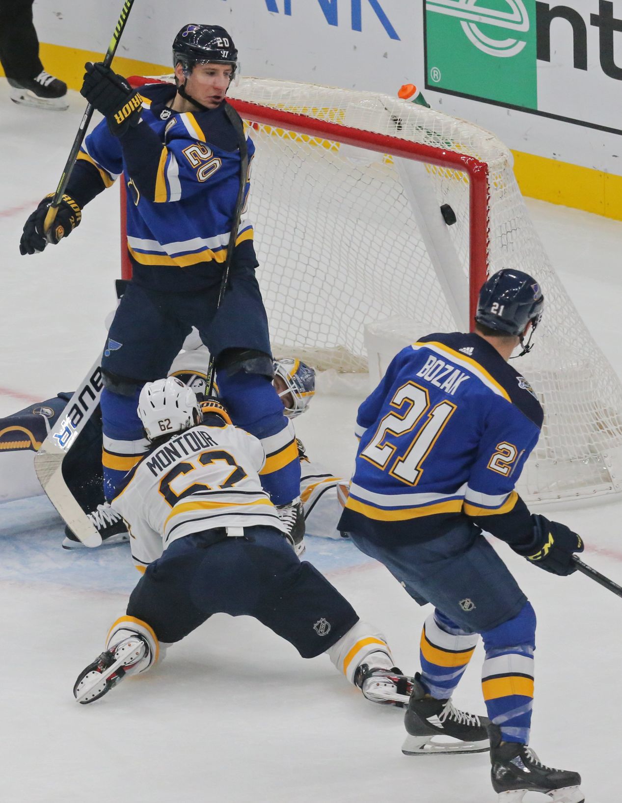 The Blues and the Sabres skate at Enterprise